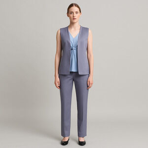 Bend Over Open Vest Tunic Top Size Medium